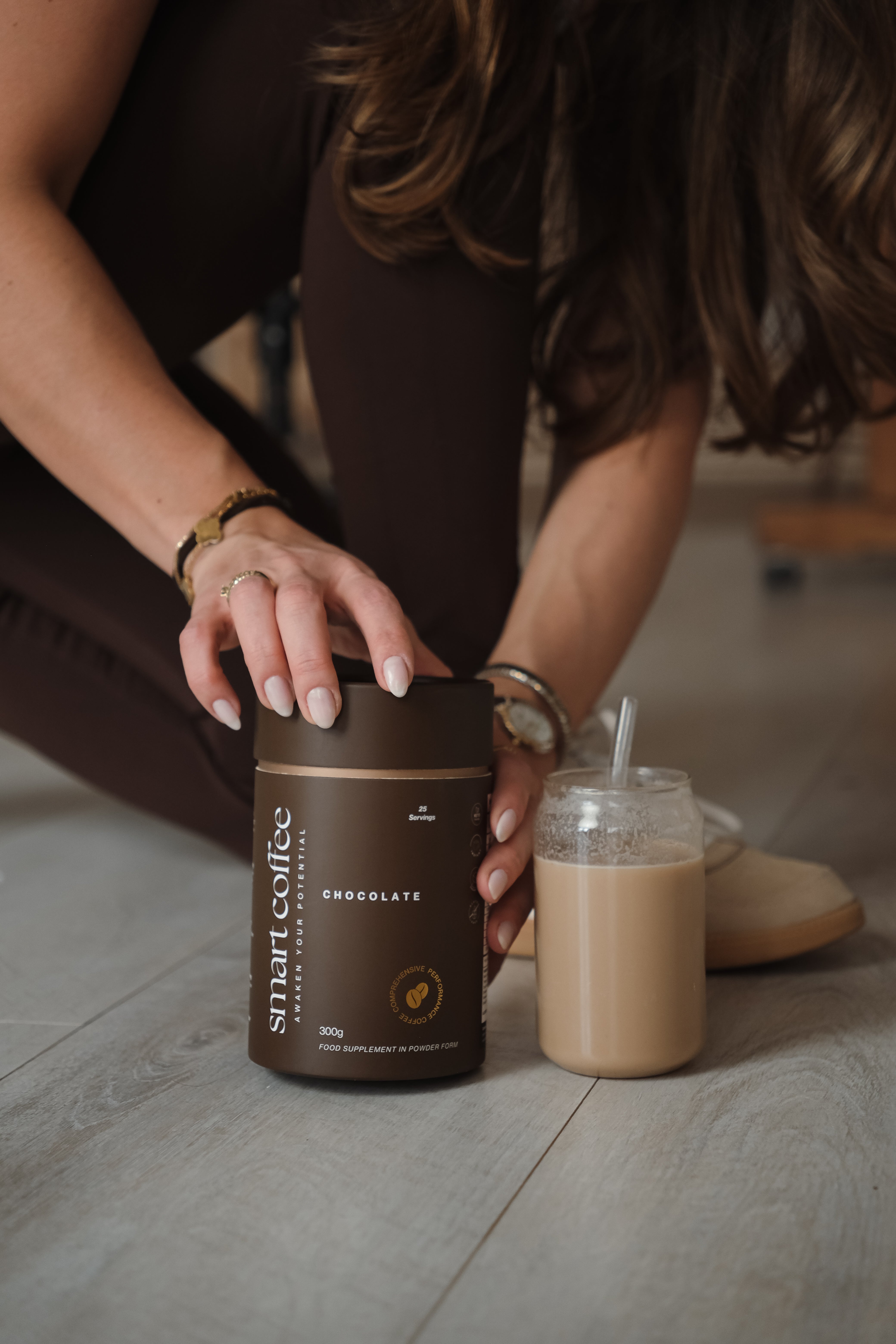 Smart Coffee morning ritual — functional coffee with vitamins, minerals, amino acids, adaptogens and nootropics